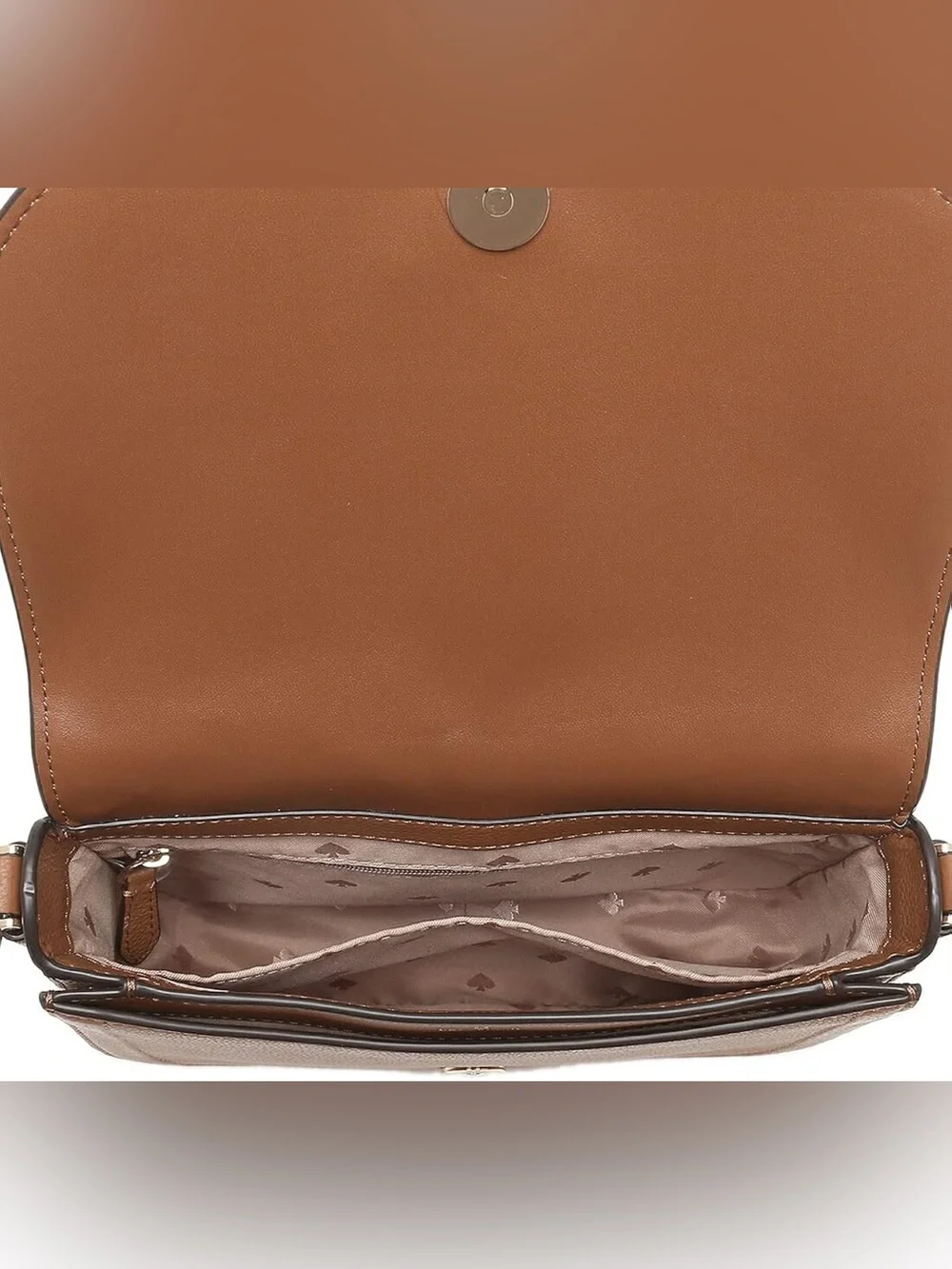 Kate Spade Blake Braun Pebble Brown Saddle Crossbody - Picture 7 of 16